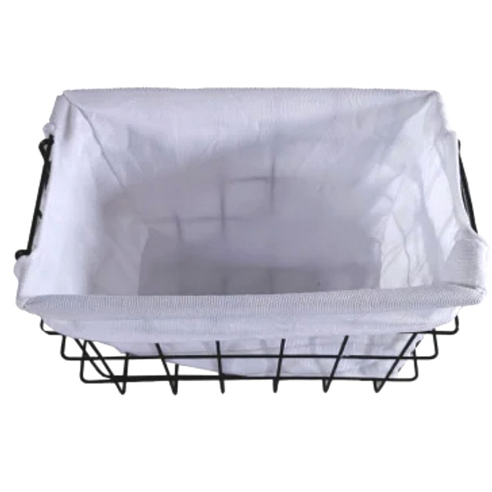 HD Designs Wire Rectangular Decorative Storage Basket - Picture 2 of 6